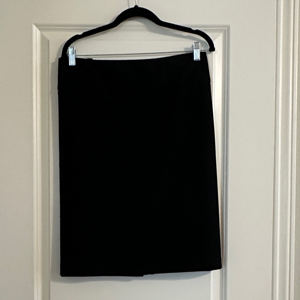 Margaret M Classic Black Pencil Skirt